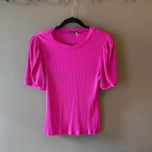 1. STATE puff sleeve top - Medium